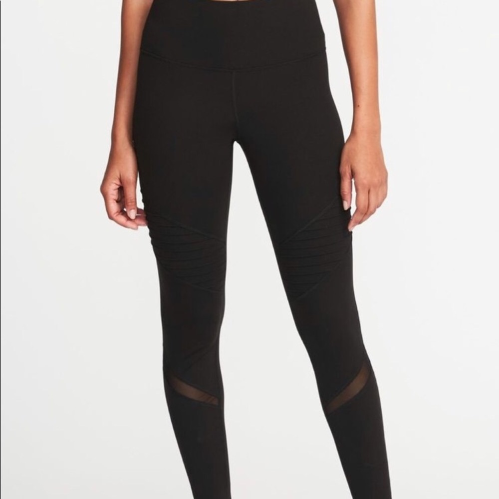 EUC Old Navy Active Moto Leggings